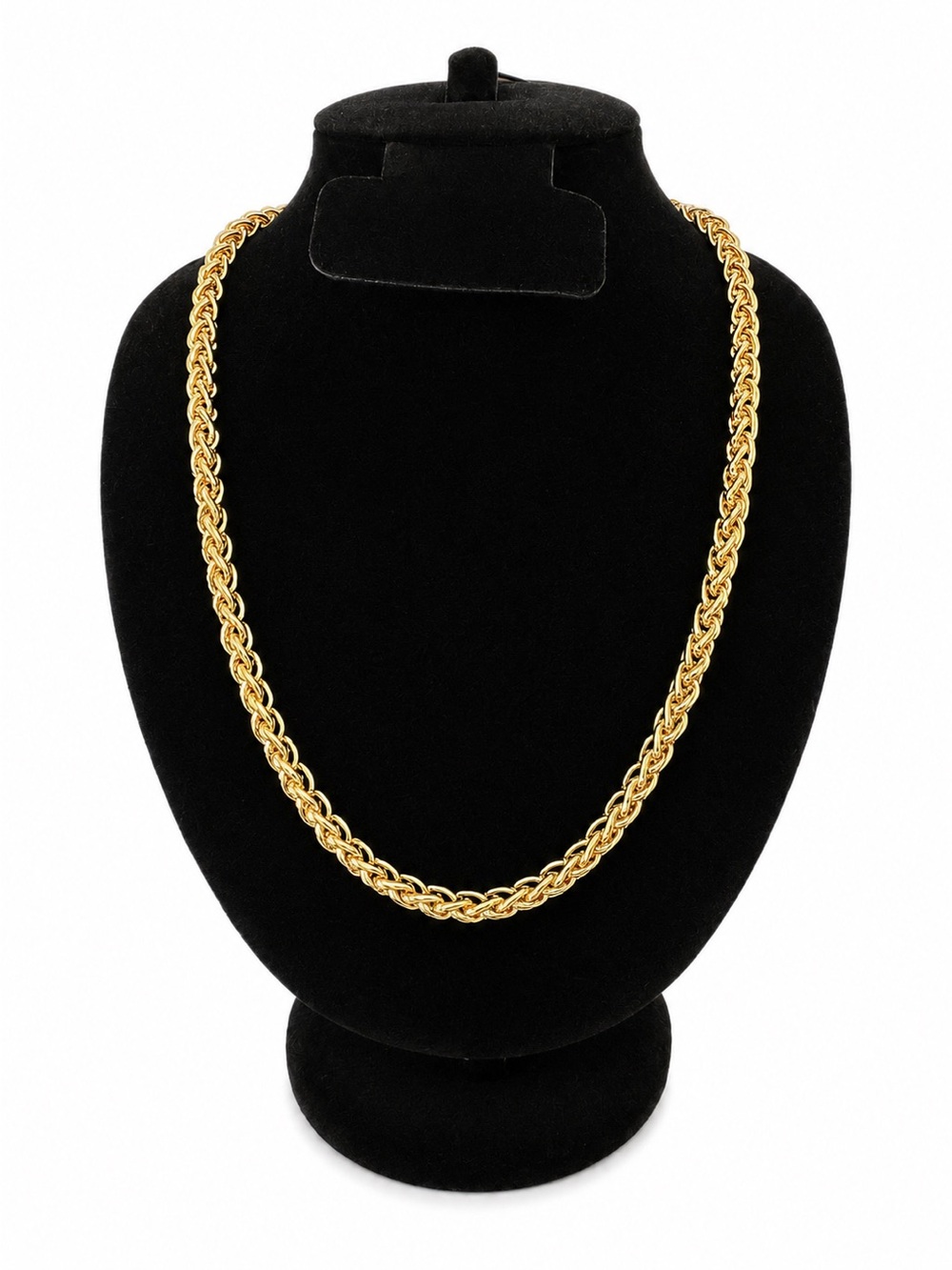 NWT 20” Gold Stainless Steel Rope Chain Necklace 6mm (0.6cm) Wide Unisex Jewelry